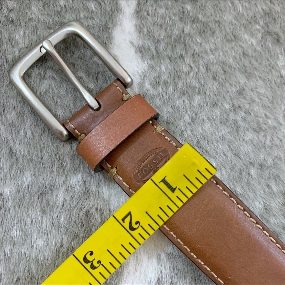 Fossil Aiden Leather Belt 42